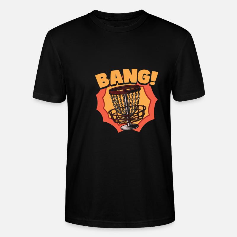 Frisbee Golf Disc Golf - T-shirt bio CRAFTER Stanley Stella Unisexe - noir