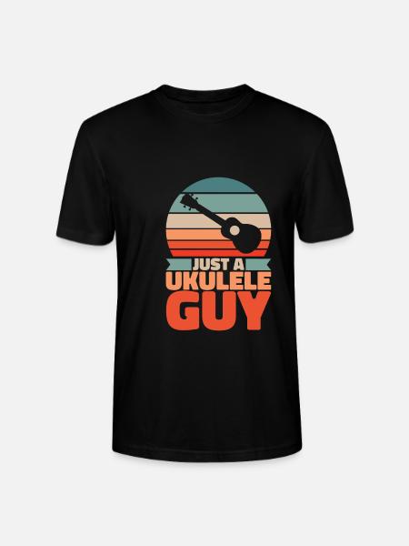 Ukulele Just An Ukulele Guy - Stanley/Stella CRAFTER Unisex Organic T-Shirt - black