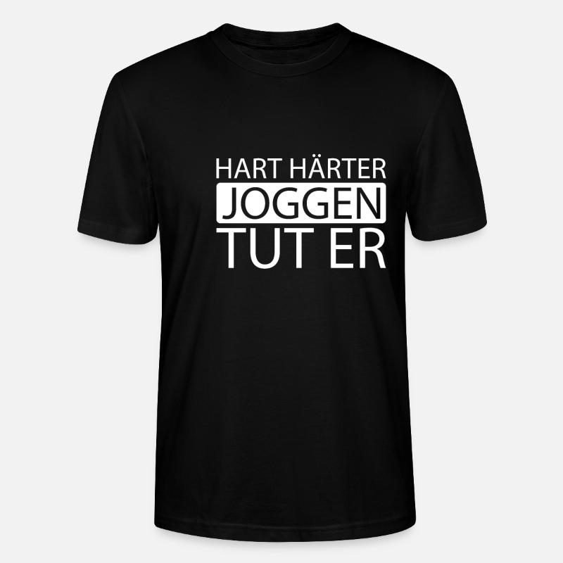 Runner Jogger Runner Running - Stanley/Stella CRAFTER Unisex Organic T-Shirt - black