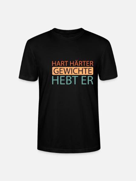 Powerlifting Powerlifter - Stanley/Stella CRAFTER Unisex Organic T-Shirt - black