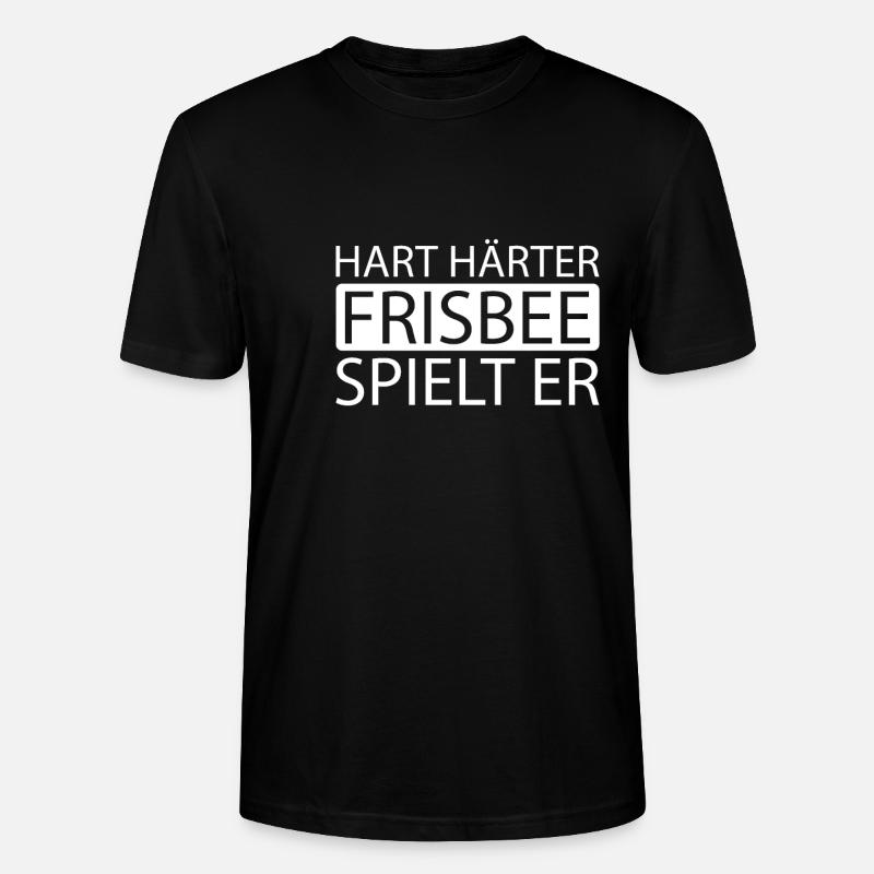 Frisbee - Stanley/Stella Unisex Bio-T-Shirt CRAFTER - Schwarz