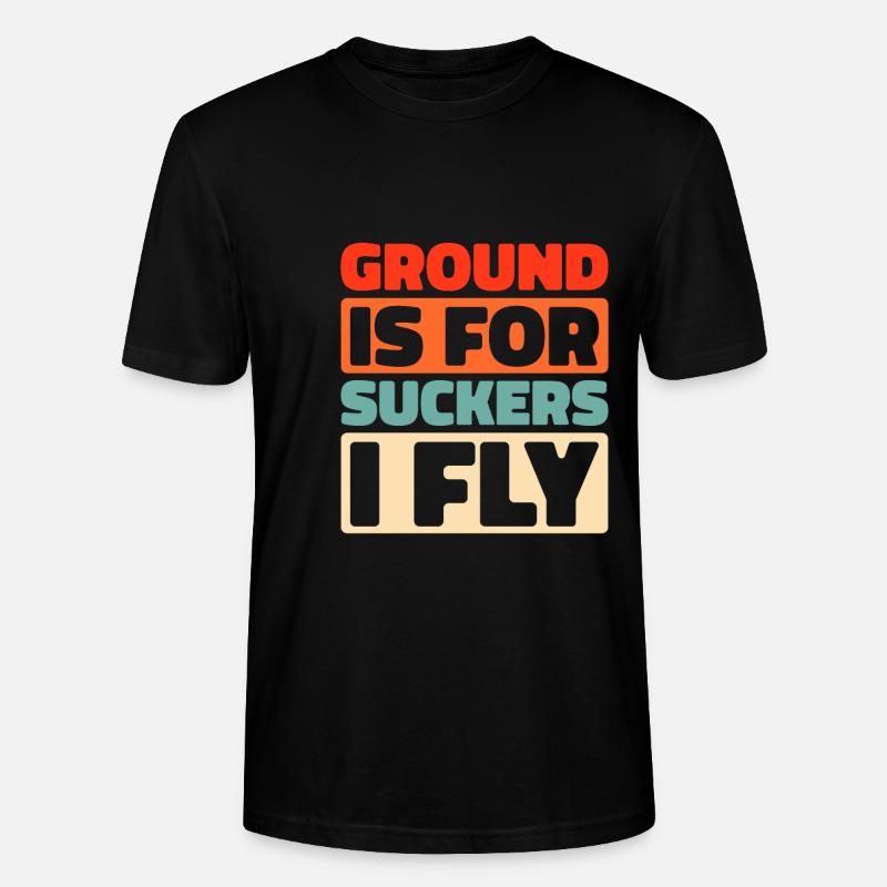 Paramoteur parapente - T-shirt bio CRAFTER Stanley Stella Unisexe - noir