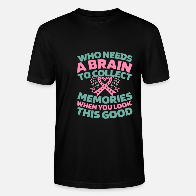 Alzheimer - Stanley/Stella Unisex Bio-T-Shirt CRAFTER - Schwarz