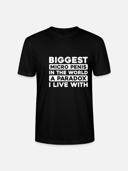 Black Humor Funny - Stanley/Stella CRAFTER Unisex Organic T-Shirt - black