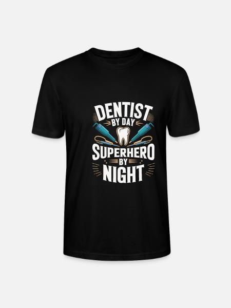 Zahnarzt Dentiste - T-shirt bio CRAFTER Stanley Stella Unisexe - noir
