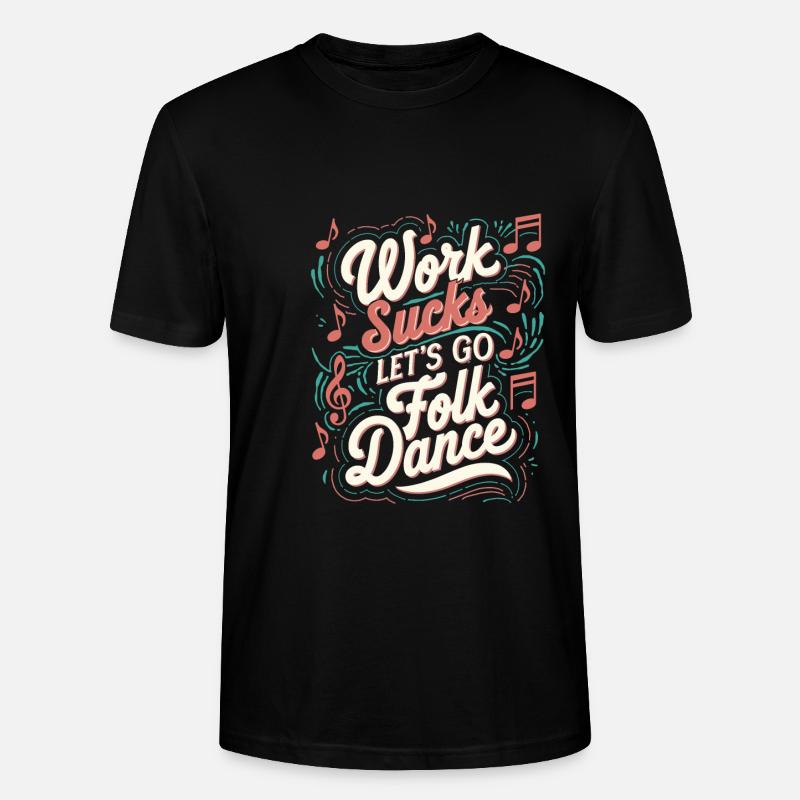 Volkstanz - Stanley/Stella Unisex Bio-T-Shirt CRAFTER - Schwarz