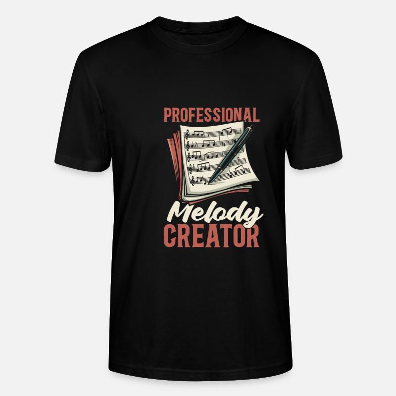 Compositeur - T-shirt bio CRAFTER Stanley Stella Unisexe - noir