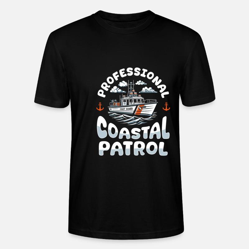 Garde-côte - T-shirt bio CRAFTER Stanley Stella Unisexe - noir