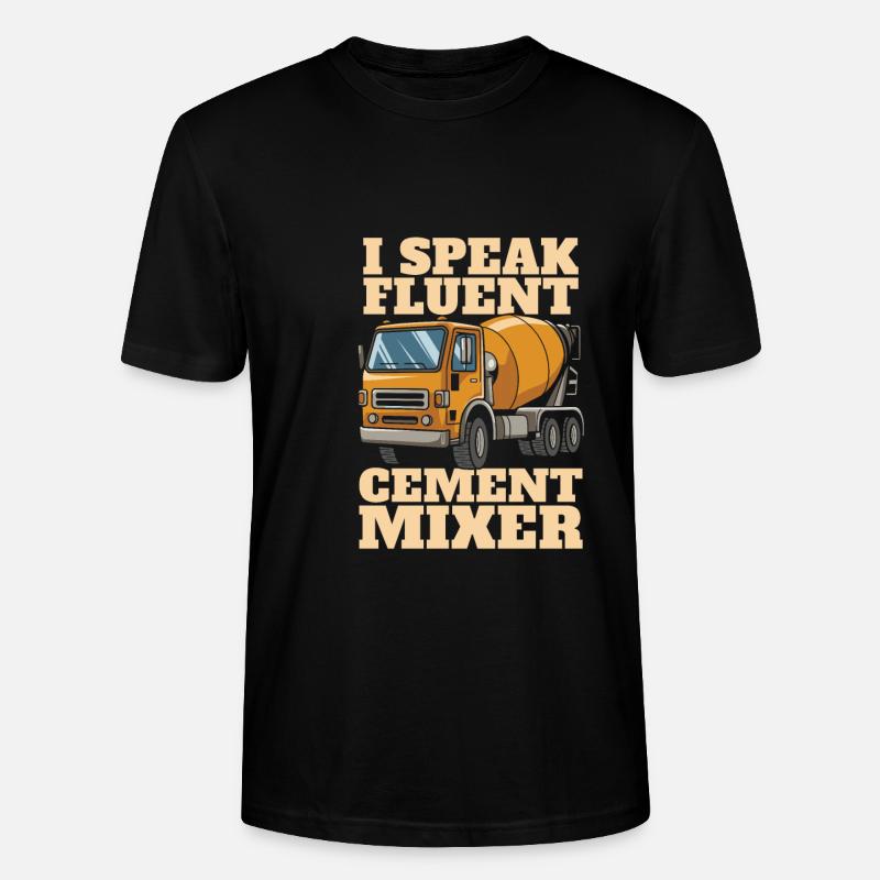 Construction worker - Stanley/Stella CRAFTER Unisex Organic T-Shirt - black