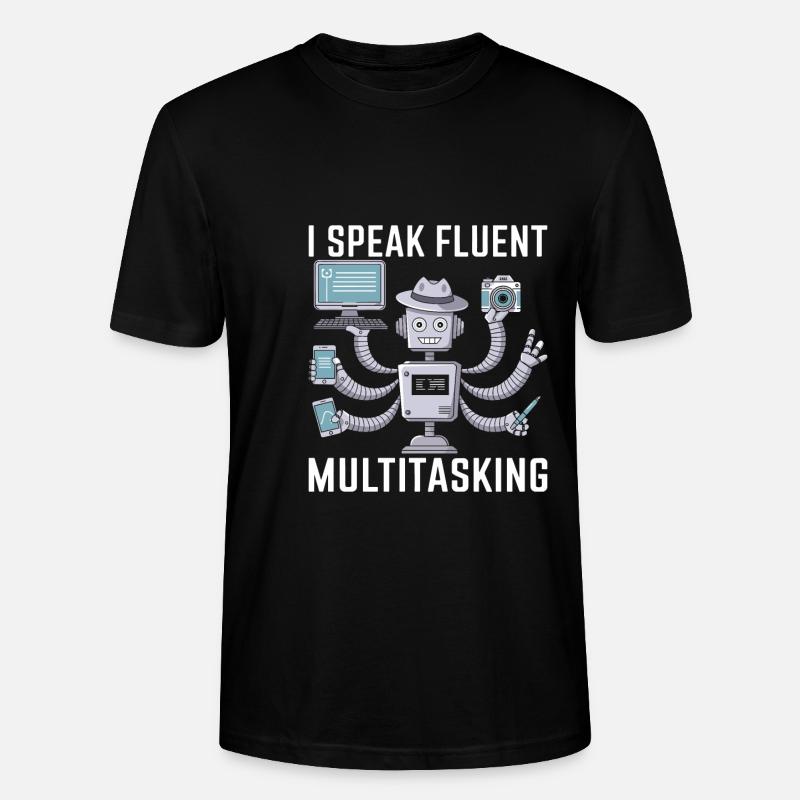 Assistent - Stanley/Stella Unisex Bio-T-Shirt CRAFTER - Schwarz