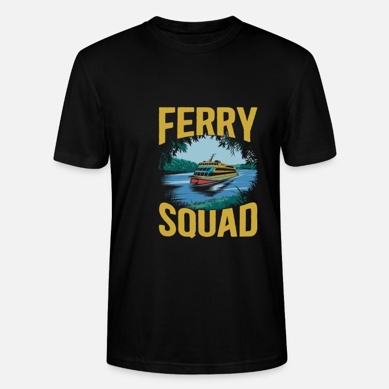 Fährmann Kader - Stanley/Stella Unisex Bio-T-Shirt CRAFTER - Schwarz
