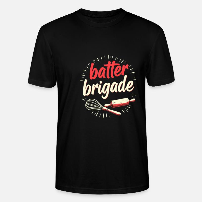 L’équipe Baker - T-shirt bio CRAFTER Stanley Stella Unisexe - noir