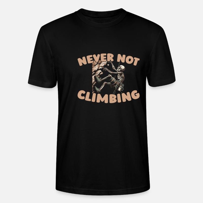 Grimpeurs d’escalade - T-shirt bio CRAFTER Stanley Stella Unisexe - noir