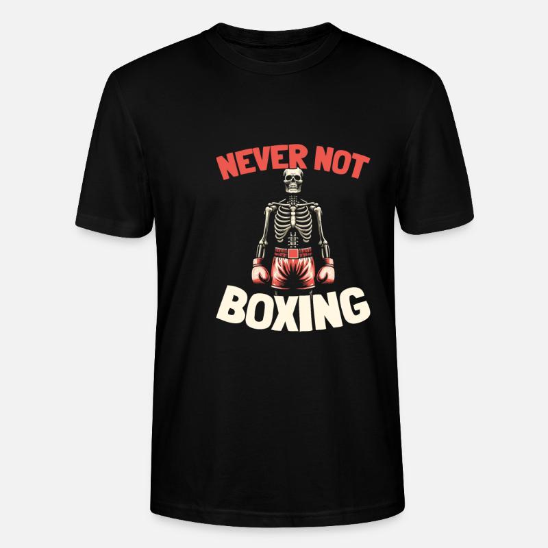 Boxe Boxe - T-shirt bio CRAFTER Stanley Stella Unisexe - noir