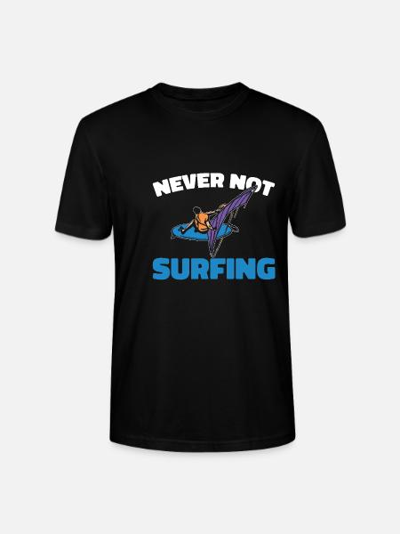 Windsurfing Windsurfers - Stanley/Stella CRAFTER Unisex Organic T-Shirt - black