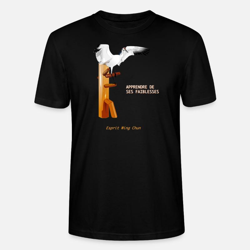 wing chun kran - Stanley/Stella Unisex Bio-T-Shirt CRAFTER - Schwarz