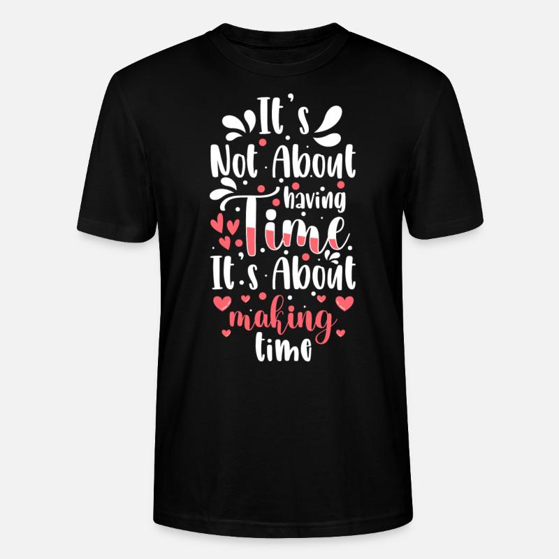 Panneau de montre moderne - T-shirt bio CRAFTER Stanley Stella Unisexe - noir
