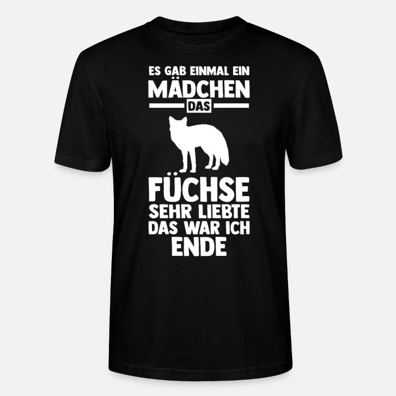 Fuchs - Stanley/Stella Unisex Bio-T-Shirt CRAFTER - Schwarz