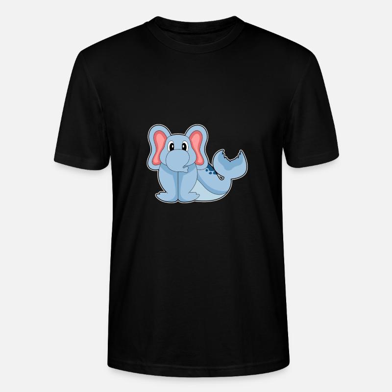 Eléphant de mer - T-shirt bio CRAFTER Stanley Stella Unisexe - noir