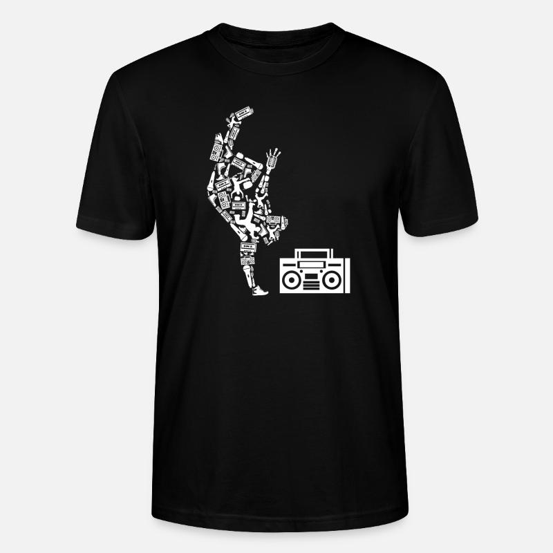 Hip hop | Dancer - Stanley/Stella Unisex Bio-T-Shirt CRAFTER - Schwarz