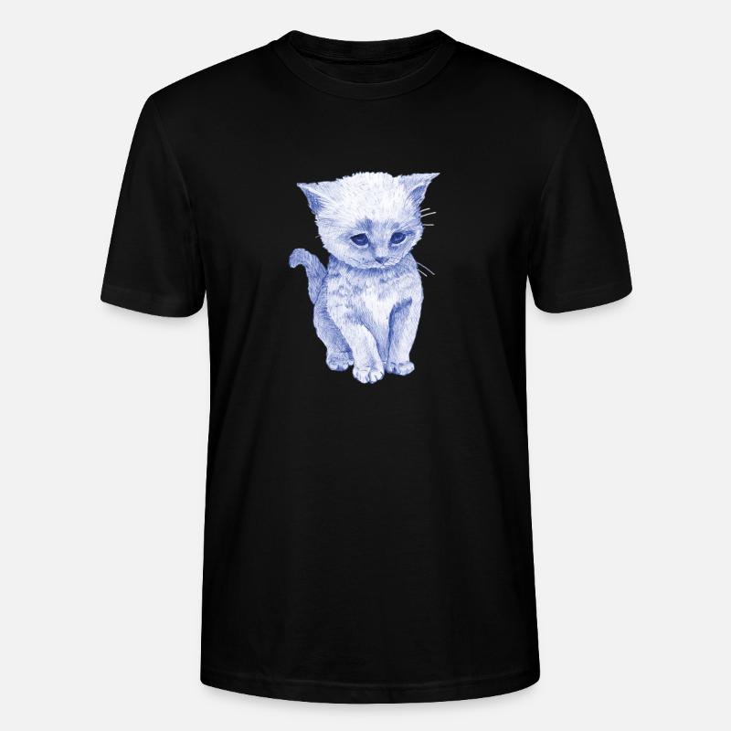 Schmuse Katze - Stanley/Stella Unisex Bio-T-Shirt CRAFTER - Schwarz