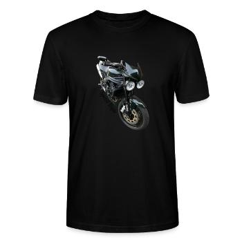 Speed Triple - Stanley/Stella Unisex Bio-T-Shirt CRAFTER - Schwarz - Vorne - Alina (178cm) & Michal (187cm)