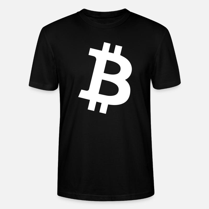 Bitcoin Logo - Stanley/Stella Unisex Bio-T-Shirt CRAFTER - Schwarz