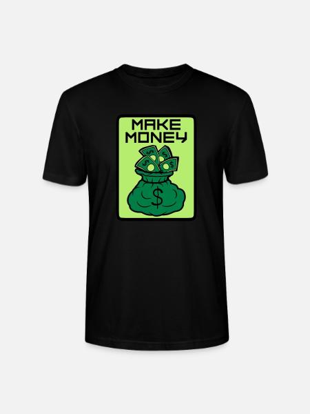 Money Maker Shield - Stanley/Stella CRAFTER Unisex Organic T-Shirt - black