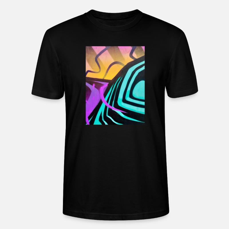 Graffiti-Landschaft 1 - Stanley/Stella Unisex Bio-T-Shirt CRAFTER - Schwarz