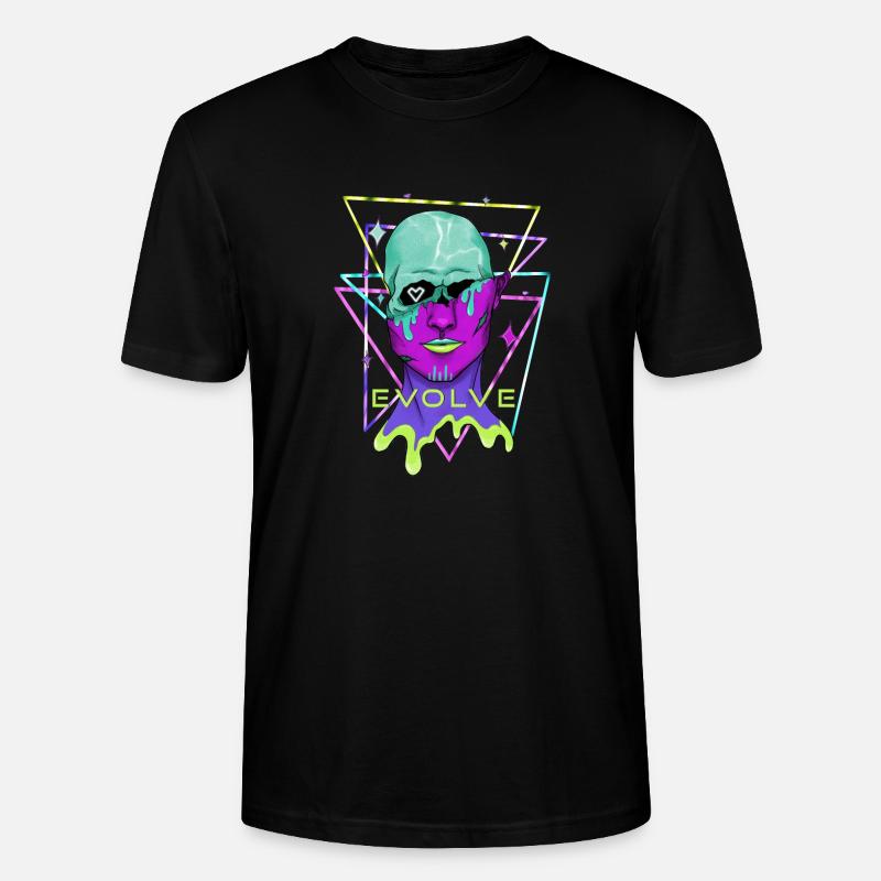 Evolve Galaxy Alien - T-shirt bio CRAFTER Stanley Stella Unisexe - noir