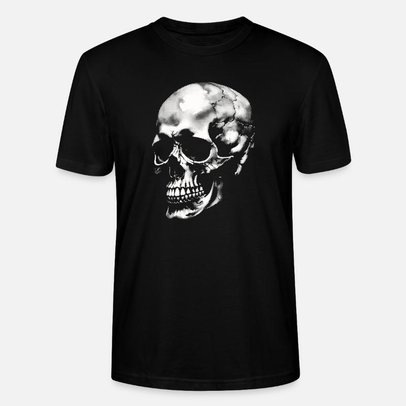 Skull - Stanley/Stella Unisex Bio-T-Shirt CRAFTER - Schwarz