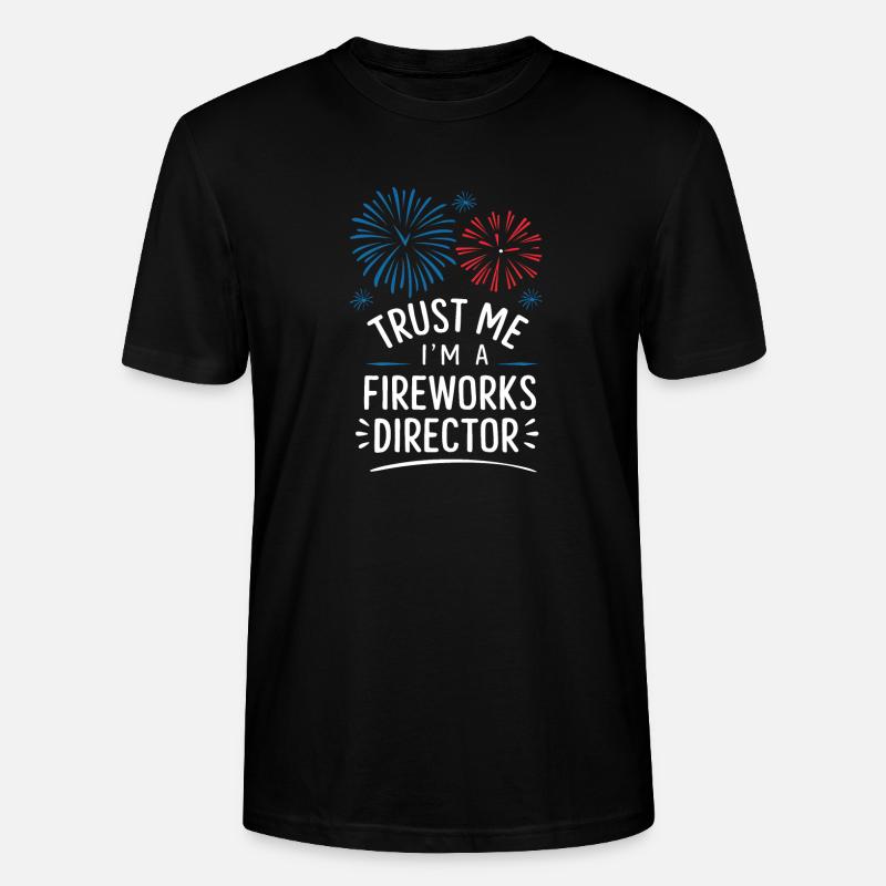 Pyrotechnie Feux d’artifice Pyrotechnie - T-shirt bio CRAFTER Stanley Stella Unisexe - noir