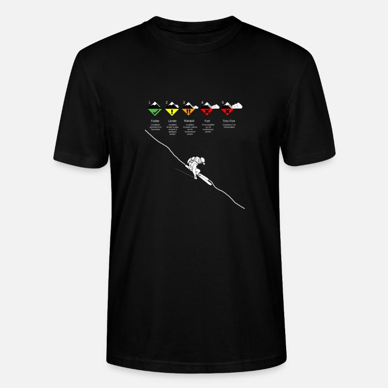 Risk Avalanche - T-shirt bio CRAFTER Stanley Stella Unisexe - noir