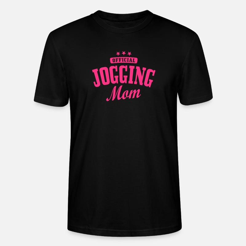 Offizielle Jogging-Mutter - Stanley/Stella Unisex Bio-T-Shirt CRAFTER - Schwarz