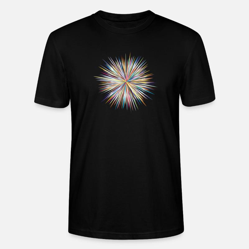Abstract Explosion - Stanley/Stella Unisex Bio-T-Shirt CRAFTER - Schwarz