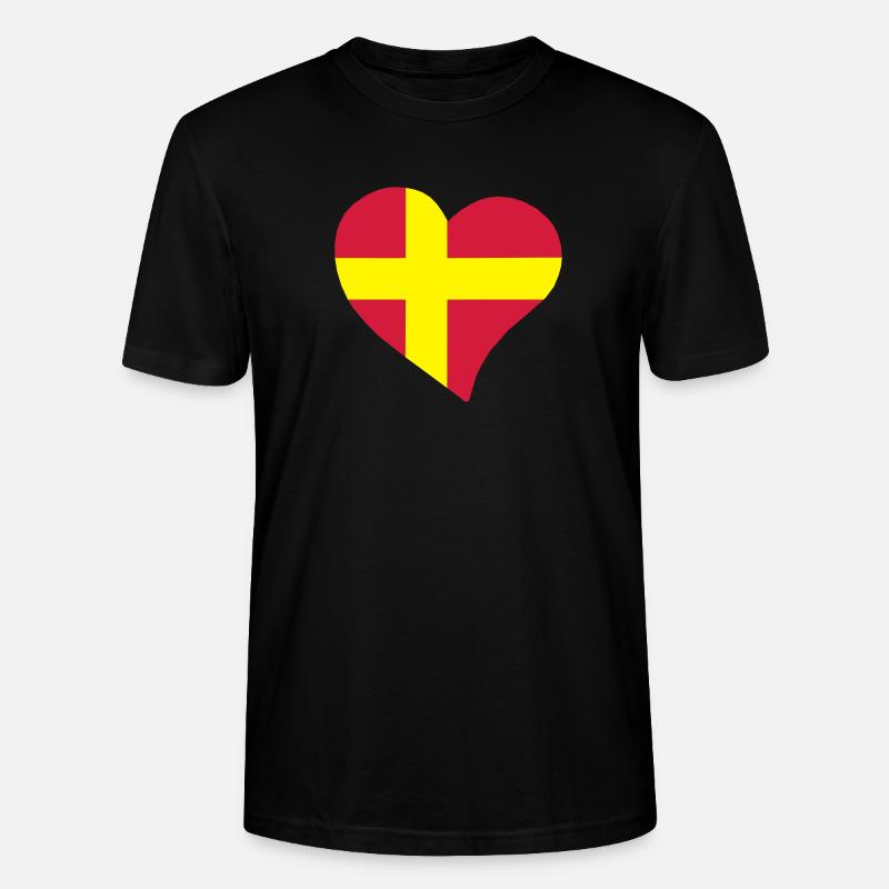  herz - Stanley/Stella Unisex Bio-T-Shirt CRAFTER - Schwarz