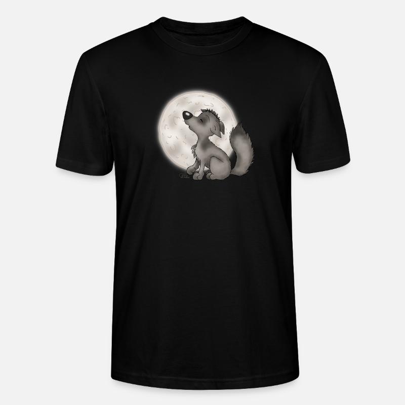 Wölfchen - Stanley/Stella Unisex Bio-T-Shirt CRAFTER - Schwarz