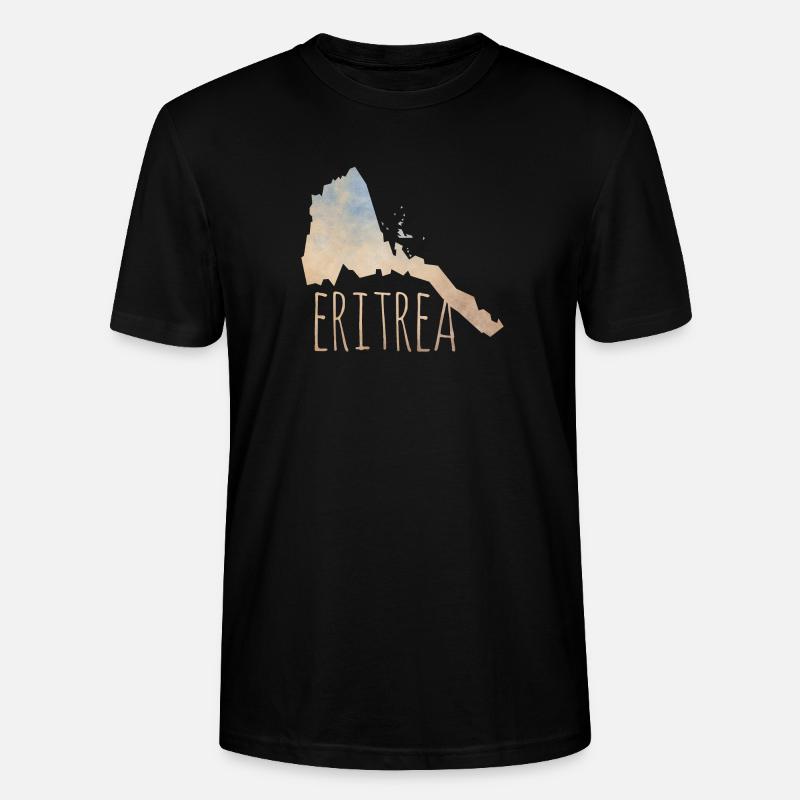 Eritrea - Stanley/Stella Unisex Bio-T-Shirt CRAFTER - Schwarz