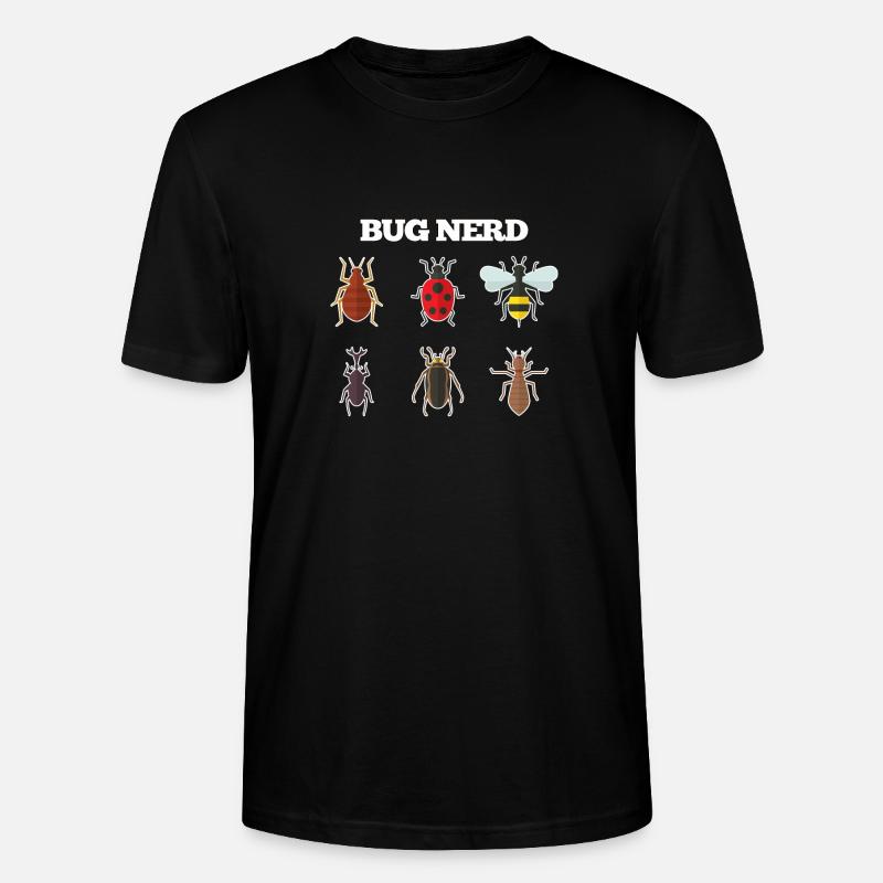 Bug Nerd - Stanley/Stella Unisex Bio-T-Shirt CRAFTER - Schwarz