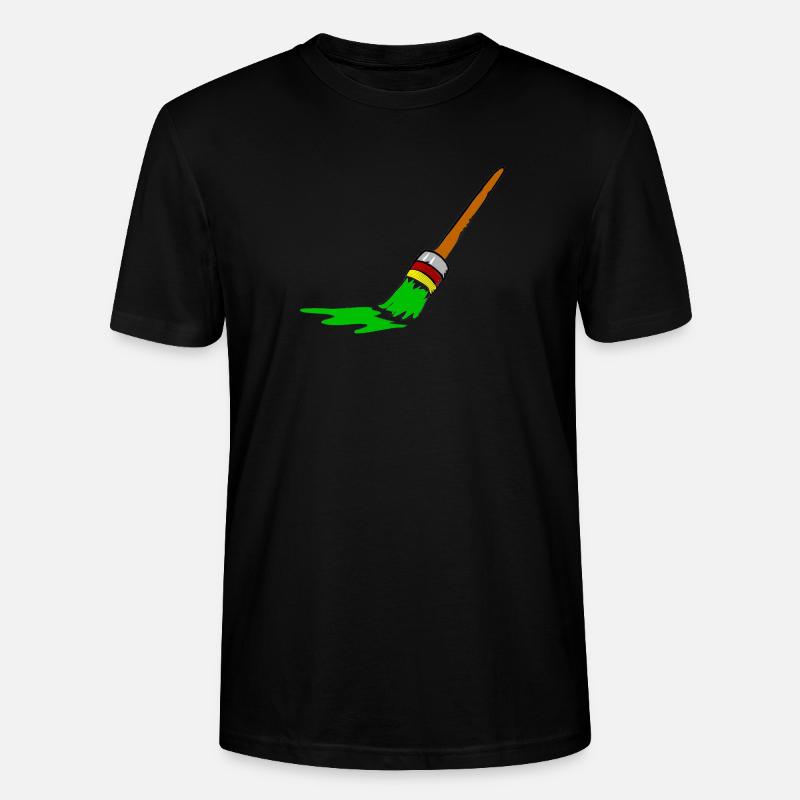 Urban Graffiti Pinsel Design - Stanley/Stella Unisex Bio-T-Shirt CRAFTER - Schwarz