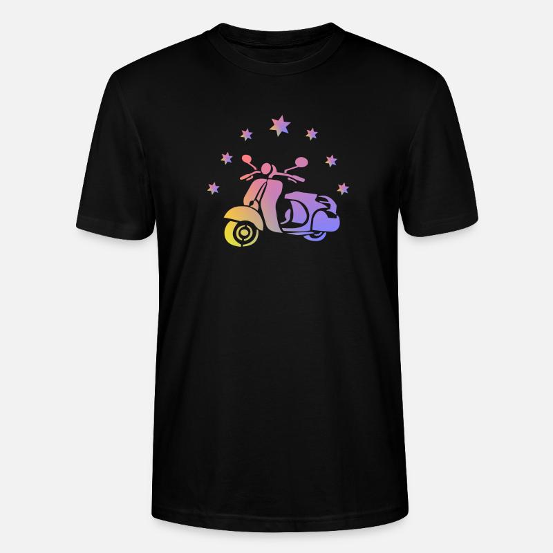 Retro Roller - Stanley/Stella Unisex Bio-T-Shirt CRAFTER - Schwarz