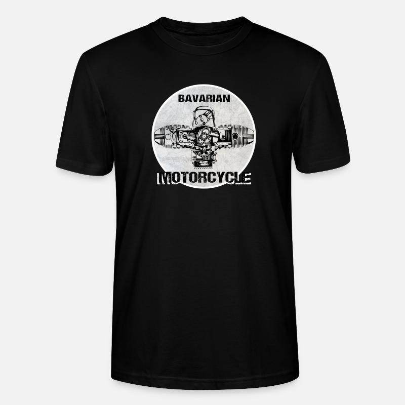 Bavarian Motorcycle Boxermotor - Stanley/Stella Unisex Bio-T-Shirt CRAFTER - Schwarz