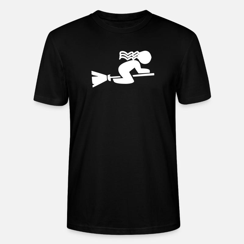 Eine junge Hexe - Stanley/Stella Unisex Bio-T-Shirt CRAFTER - Schwarz