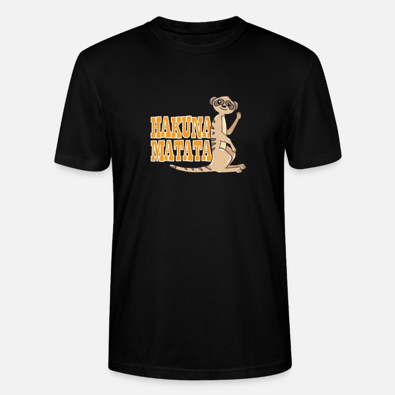 Erdmännchen - Stanley/Stella Unisex Bio-T-Shirt CRAFTER - Schwarz