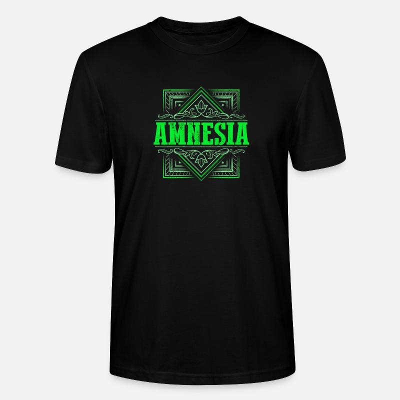 Amnesia Weed THC Kush CBD - Stanley/Stella Unisex Bio-T-Shirt CRAFTER - Schwarz