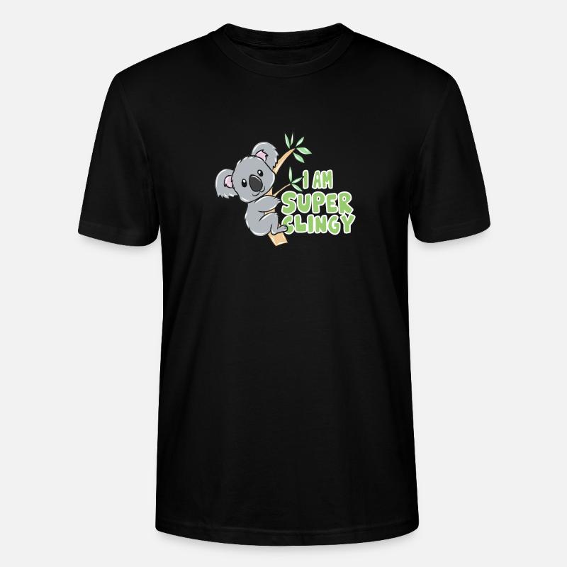 Koala - Stanley/Stella Unisex Bio-T-Shirt CRAFTER - Schwarz