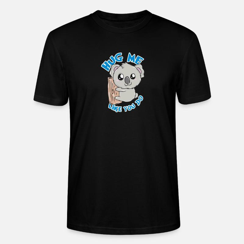 Koala - Stanley/Stella Unisex Bio-T-Shirt CRAFTER - Schwarz