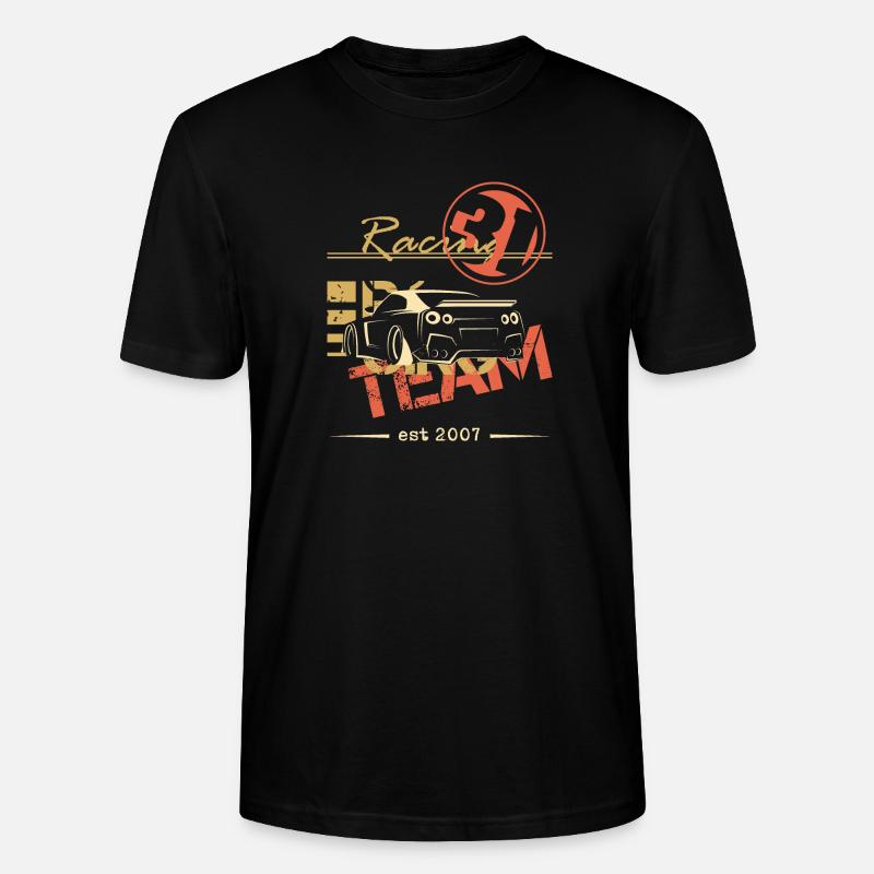 team racing gtr auto geschenkidee - Stanley/Stella Unisex Bio-T-Shirt CRAFTER - Schwarz