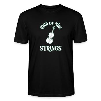 Classical music - Stanley/Stella CRAFTER Unisex Organic T-Shirt - black - Front - Alina (178cm) & Michal (187cm)
