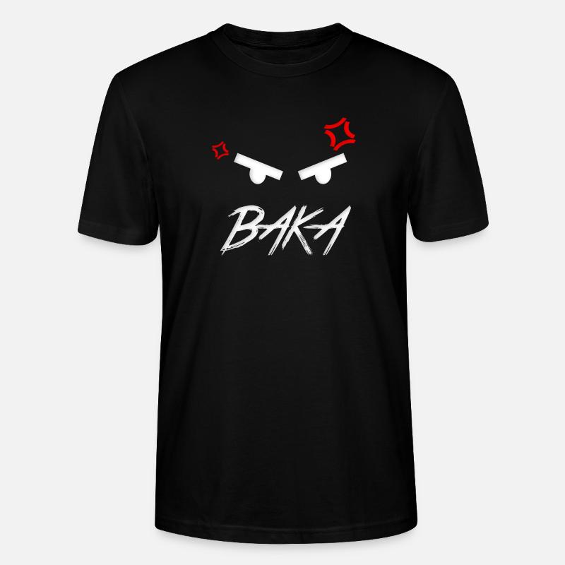 Baka Expression dans l’anime - T-shirt bio CRAFTER Stanley Stella Unisexe - noir